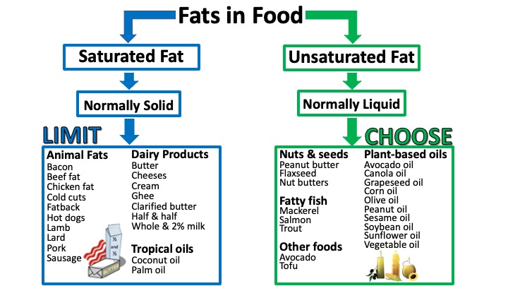 What Are Saturated And Unsaturated Fats Pals